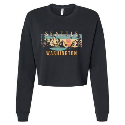 Seattle Cropped Pullover Crew
