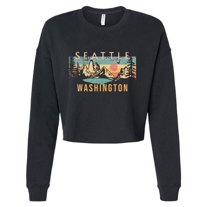 Seattle Cropped Pullover Crew