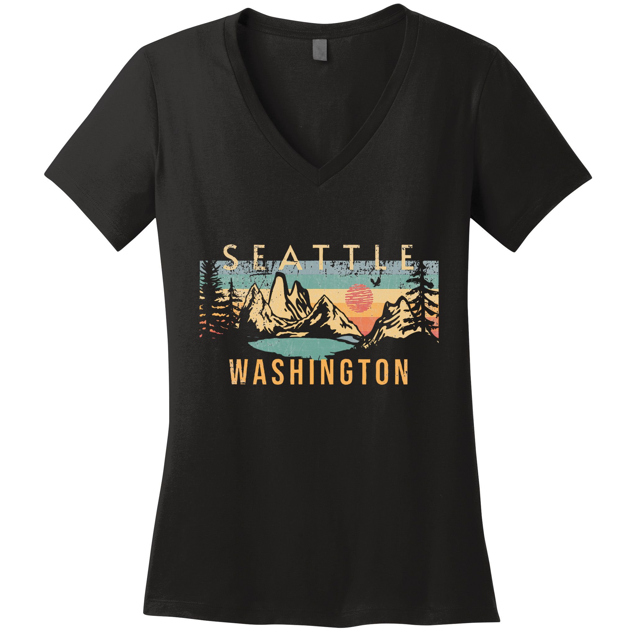 Seattle Women's V-Neck T-Shirt