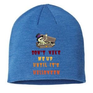 Spooky Skeletons Embrace The Fall Season Gift Sustainable Beanie