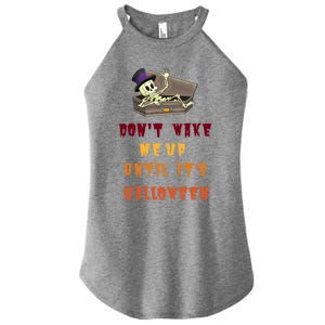 Spooky Skeletons Embrace The Fall Season Gift Women's Perfect Tri Rocker Tank