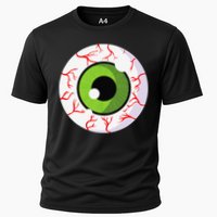 Spooky Scary Eyeball Funny Halloween Eyeball Cooling Performance Crew T-Shirt
