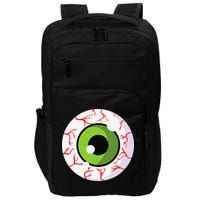 Spooky Scary Eyeball Funny Halloween Eyeball Impact Tech Backpack