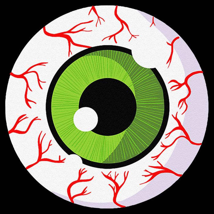 Spooky Scary Eyeball Funny Halloween Eyeball Impact Tech Backpack