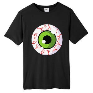 Spooky Scary Eyeball Funny Halloween Eyeball Tall Fusion ChromaSoft Performance T-Shirt