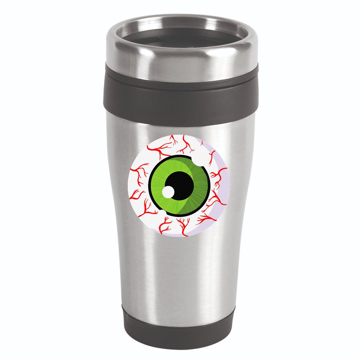 Spooky Scary Eyeball Funny Halloween Eyeball 16oz Travel Tumbler