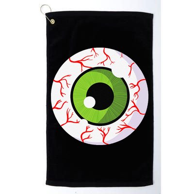 Spooky Scary Eyeball Funny Halloween Eyeball Golf Towel