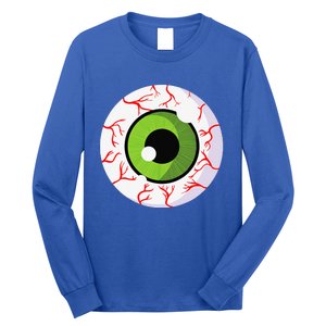 Spooky Scary Eyeball Funny Halloween Eyeball Long Sleeve Shirt