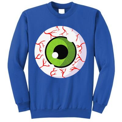 Spooky Scary Eyeball Funny Halloween Eyeball Sweatshirt