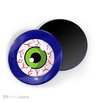 Spooky Scary Eyeball Funny Halloween Eyeball Magnet