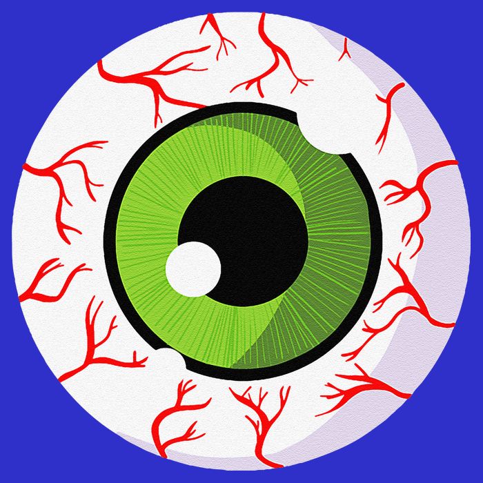 Spooky Scary Eyeball Funny Halloween Eyeball Premium T-Shirt