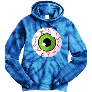 Spooky Scary Eyeball Funny Halloween Eyeball Tie Dye Hoodie