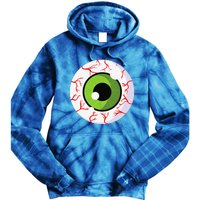 Spooky Scary Eyeball Funny Halloween Eyeball Tie Dye Hoodie