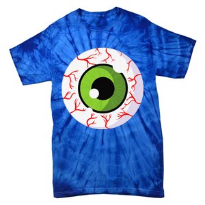 Spooky Scary Eyeball Funny Halloween Eyeball Tie-Dye T-Shirt