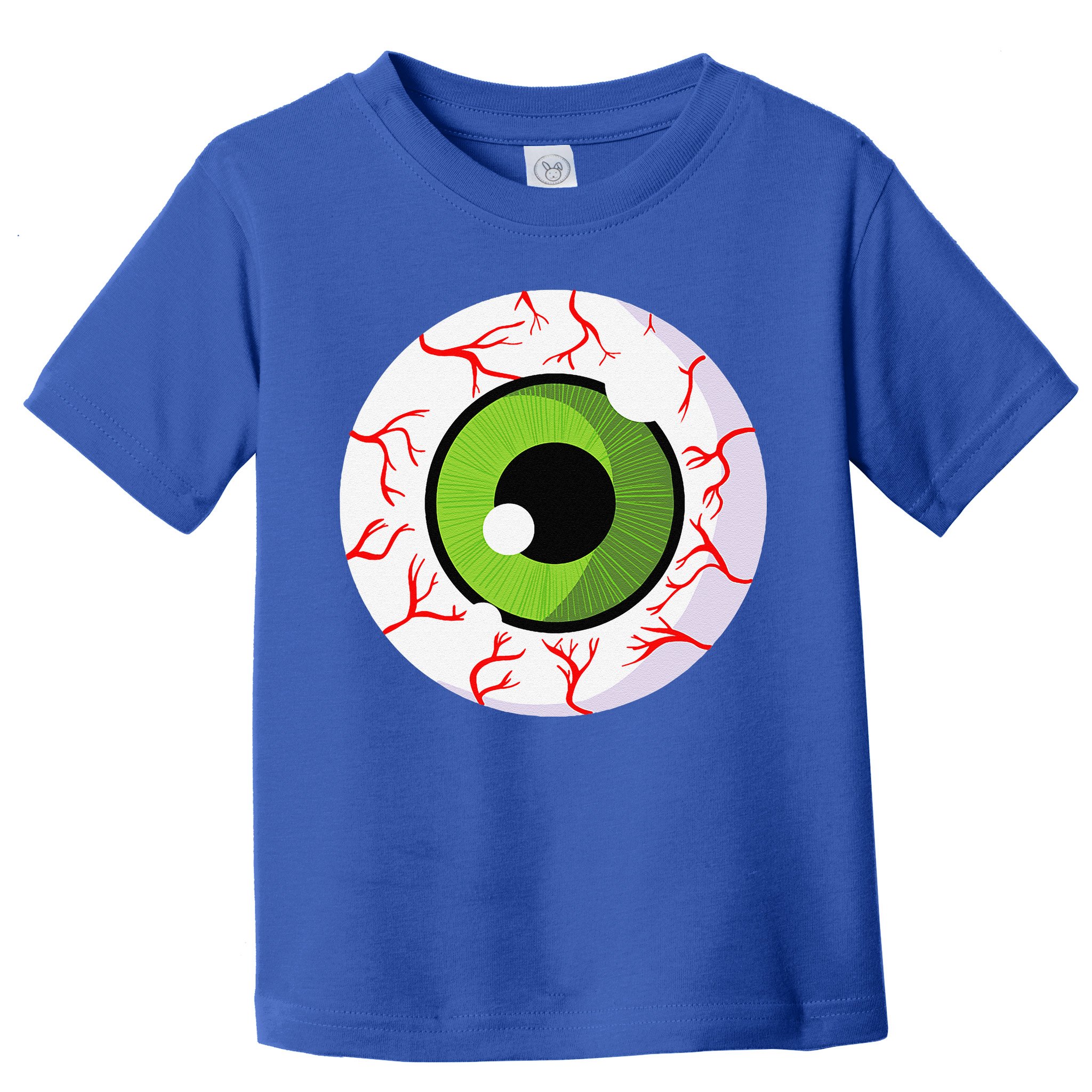 Spooky Scary Eyeball Funny Halloween Eyeball Toddler T-Shirt