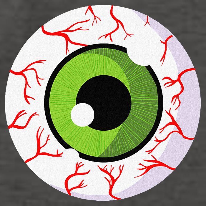 Spooky Scary Eyeball Funny Halloween Eyeball Vector Backpack