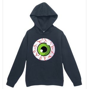 Spooky Scary Eyeball Funny Halloween Eyeball Urban Pullover Hoodie