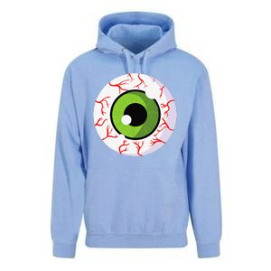 Spooky Scary Eyeball Funny Halloween Eyeball Unisex Surf Hoodie