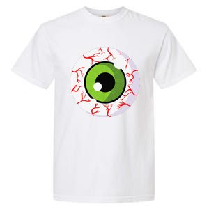 Spooky Scary Eyeball Funny Halloween Eyeball Garment-Dyed Heavyweight T-Shirt