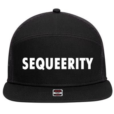 Sequeerity 7 Panel Mesh Trucker Snapback Hat