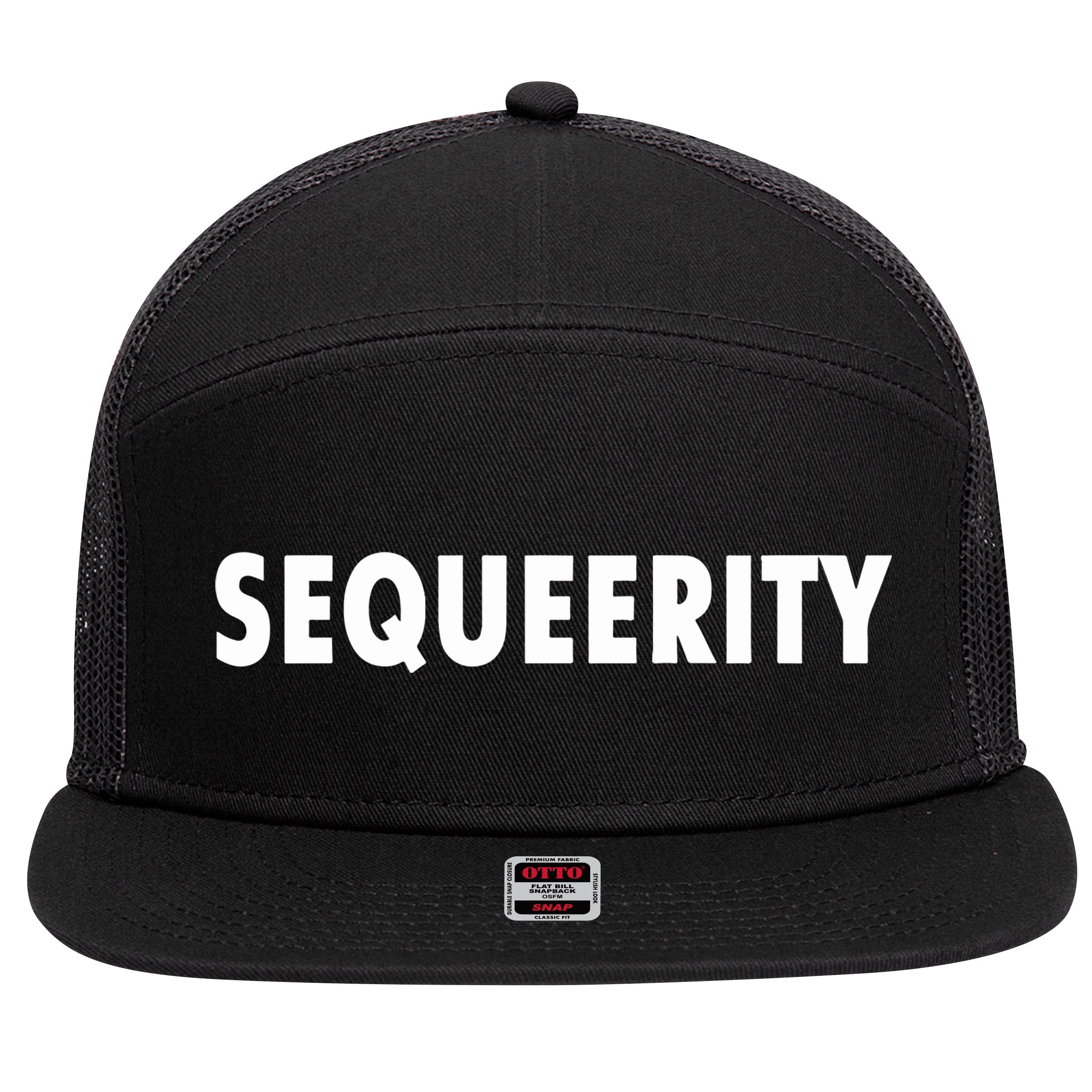 Sequeerity 7 Panel Mesh Trucker Snapback Hat