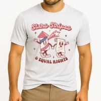 Stars Stripes & Equal Rights 4th Of July Retro Liberal Patriotic Americ Cooling Performance Crew T-Shirt