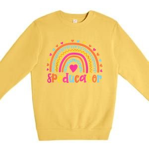 Speducator Special Education Teacher Sped Ed Gift Premium Crewneck Sweatshirt