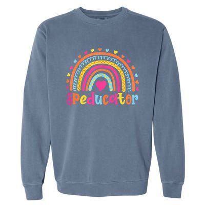 Speducator Special Education Teacher Sped Ed Gift Garment-Dyed Sweatshirt