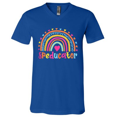 Speducator Special Education Teacher Sped Ed Gift V-Neck T-Shirt