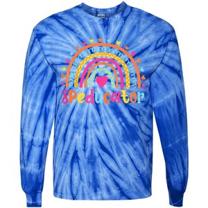 Speducator Special Education Teacher Sped Ed Gift Tie-Dye Long Sleeve Shirt