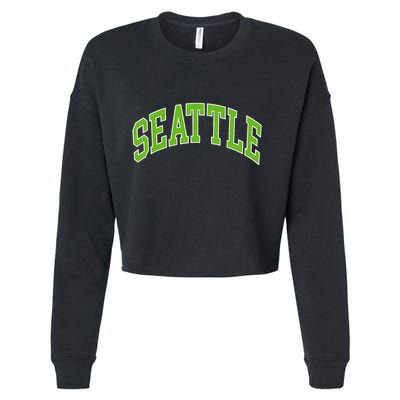 Seattle Cropped Pullover Crew
