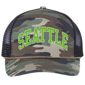 Seattle Retro Rope Trucker Hat Cap