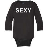 Sexy Baby Long Sleeve Bodysuit