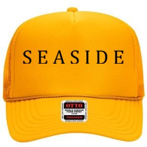 Seaside High Crown Mesh Back Trucker Hat