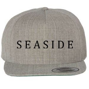 Seaside Wool Snapback Cap