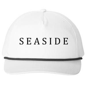 Seaside Snapback Five-Panel Rope Hat