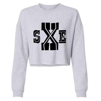 Sxe Straight Edge Gift Cropped Pullover Crew