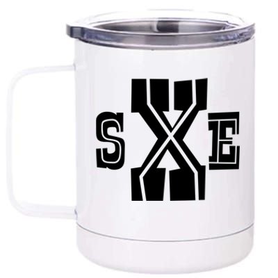 Sxe Straight Edge Gift 12 oz Stainless Steel Tumbler Cup