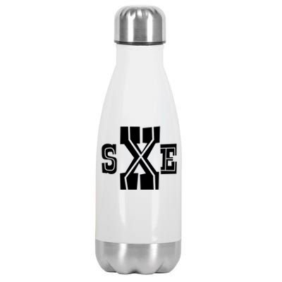 Sxe Straight Edge Gift Stainless Steel Insulated Water Bottle