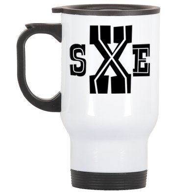 Sxe Straight Edge Gift Stainless Steel Travel Mug