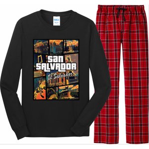 San Salvador El Salvador Capital Proud Long Sleeve Pajama Set