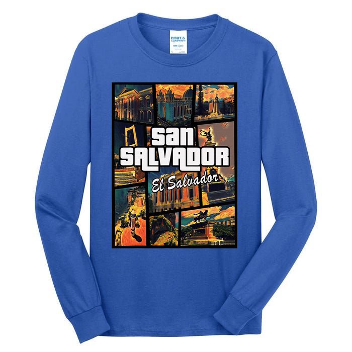 San Salvador El Salvador Capital Proud Tall Long Sleeve T-Shirt