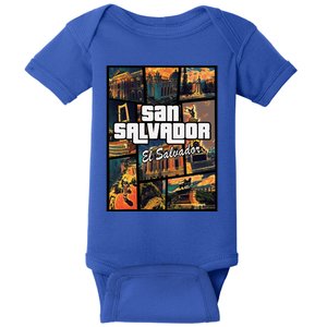 San Salvador El Salvador Capital Proud Baby Bodysuit