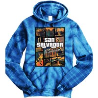 San Salvador El Salvador Capital Proud Tie Dye Hoodie