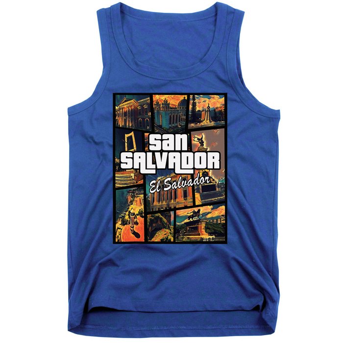 San Salvador El Salvador Capital Proud Tank Top