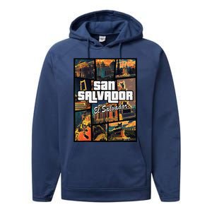 San Salvador El Salvador Capital Proud Performance Fleece Hoodie