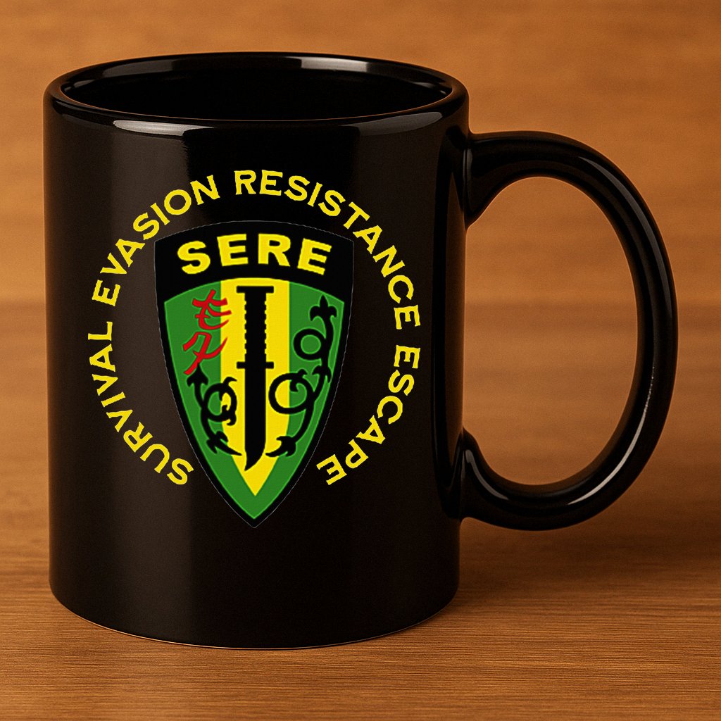 Sere Survival Evasion Resistance Escape School 11oz C Handle Ceramic Mug