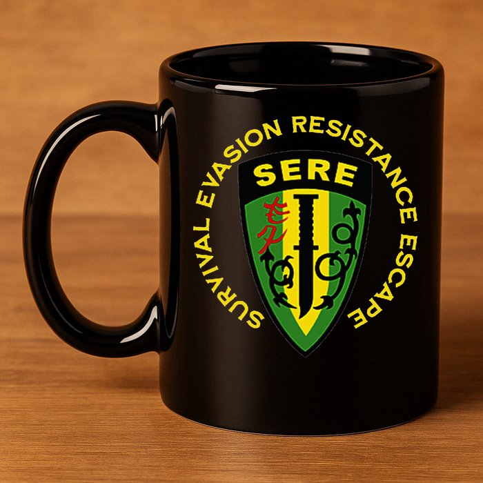 Sere Survival Evasion Resistance Escape School 11oz C Handle Ceramic Mug