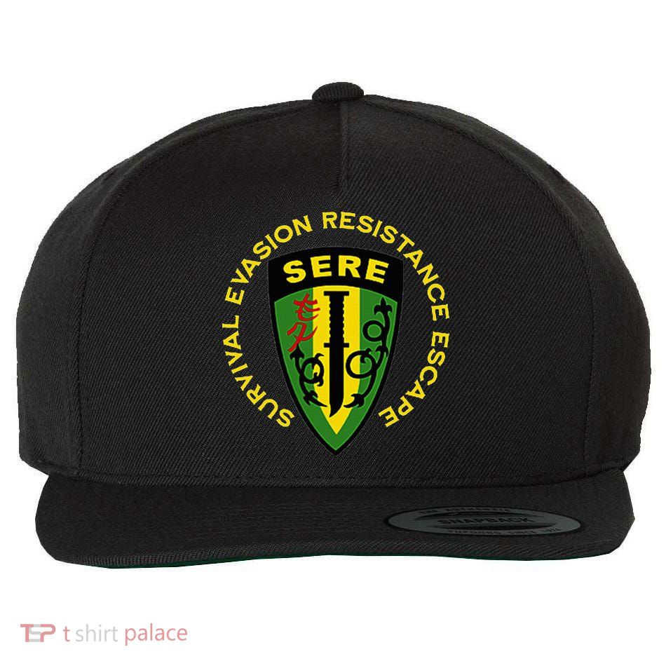 Sere Survival Evasion Resistance Escape School Wool Snapback Cap