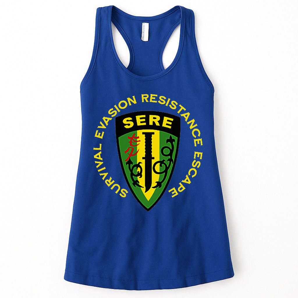 Sere Survival Evasion Resistance Escape School Womens Tank Top